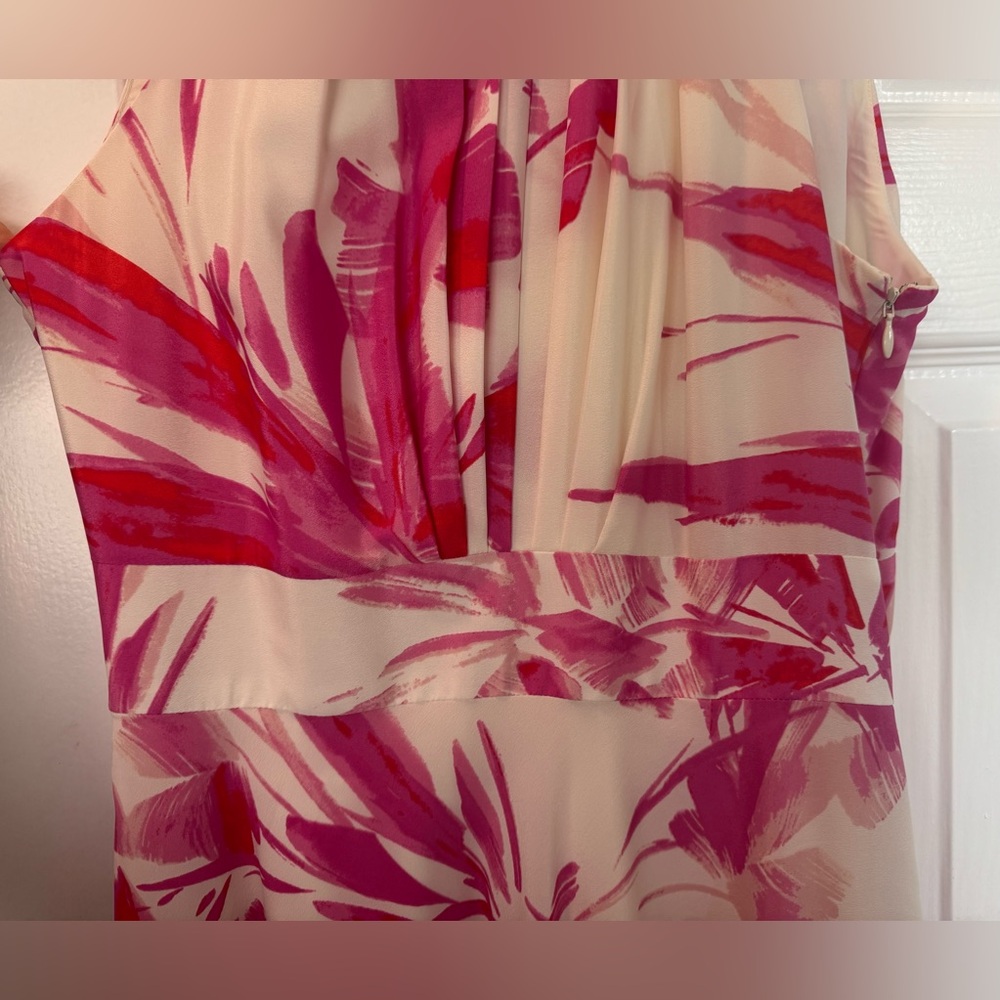 Eliza J Floral Pink and White Maxi Dress - Picture 6 of 13